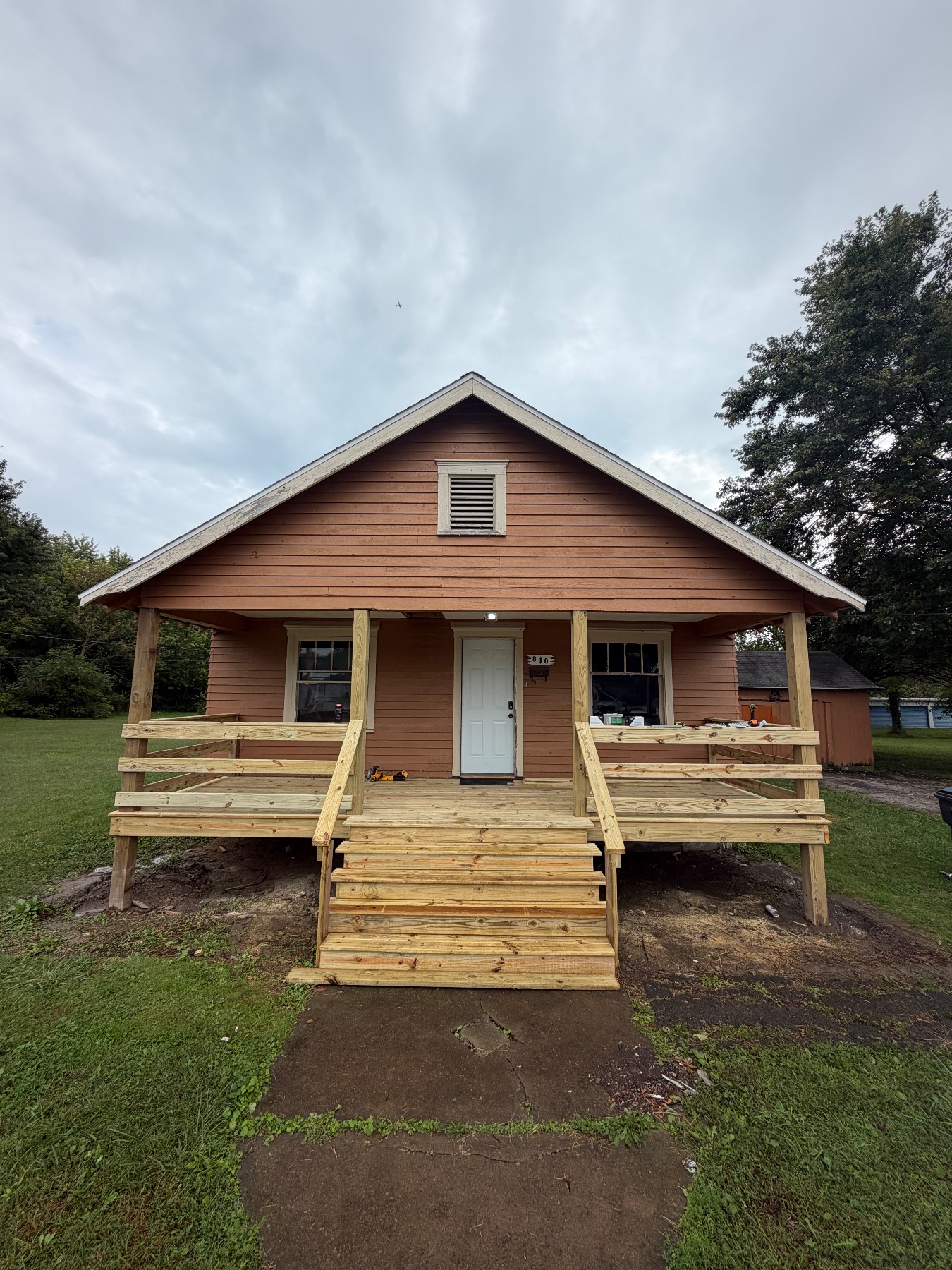 Porch after replacement