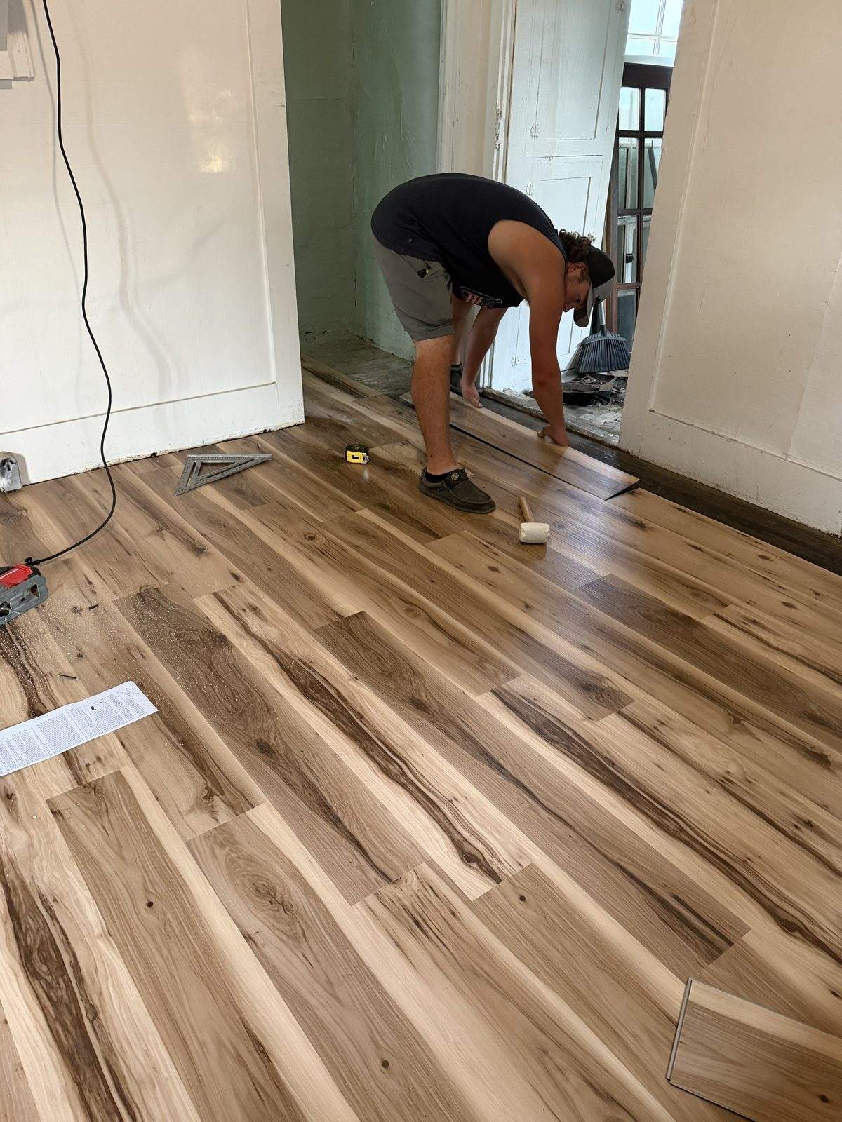 Flooring going down